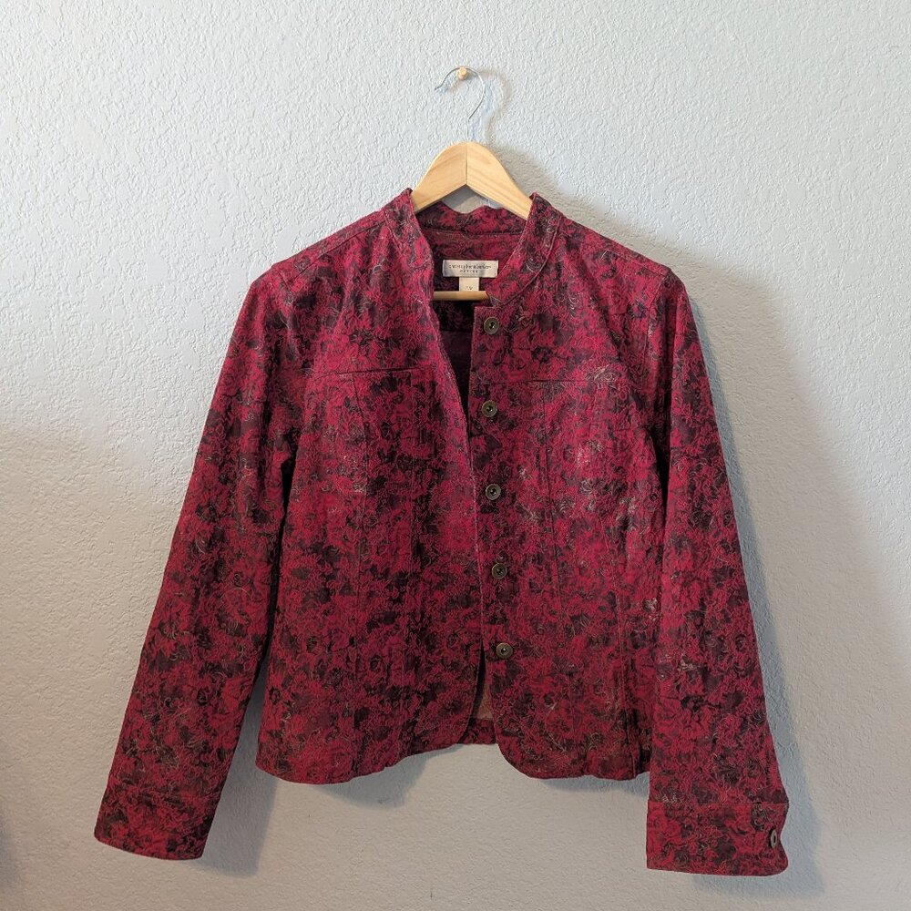 Womens Patterned Blazer
